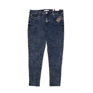 STS BLUE NEW $59 Ellie Crop Skinny 10" High‎ Rise Stretch Denim Jean Size 28